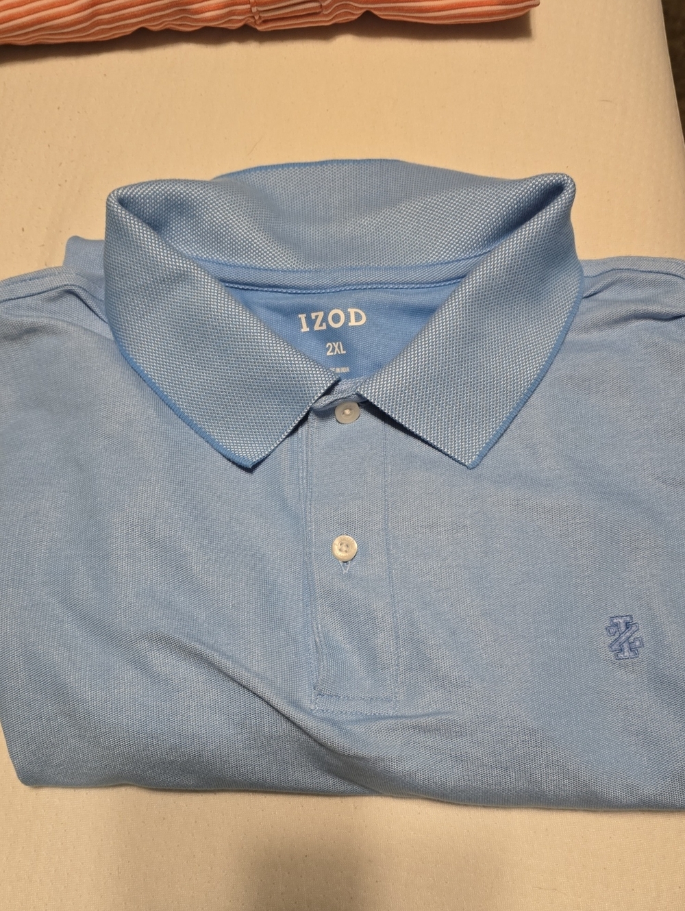 IZOD Men's Polo Shirt in Blue Size 2XL
